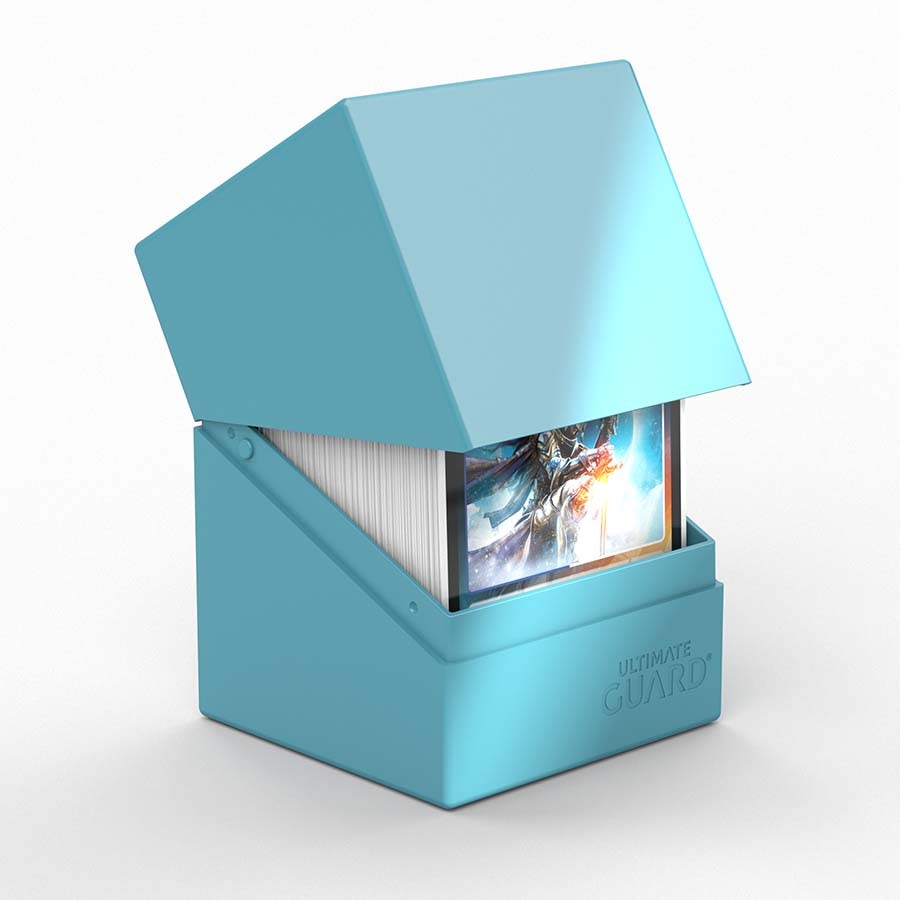 ULTIMATE GUARD DECK CASE 100+ BOULDER: SOLID TURQUOISE