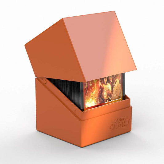 ULTIMATE GUARD DECK CASE 100+ BOULDER: SOLID ORANGE