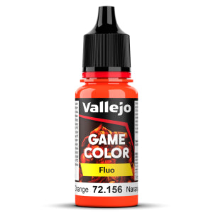 Vallejo Paints: Game Color Fluorescent: Fluorescent Orange 18ml