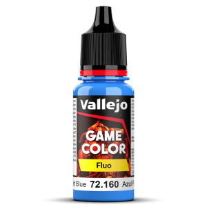 Vallejo Paints: Game Color Fluorescent: Fluorescent Blue 18ml