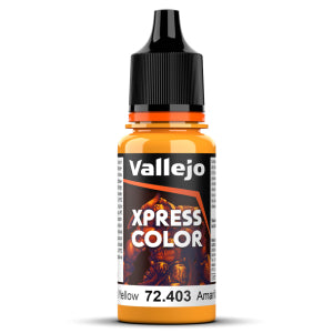 Vallejo Paints Game Color: Xpress Color: Imperial Yellow 18ml