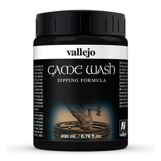 Vallejo Paints: Game Color Wash: Black 200ml