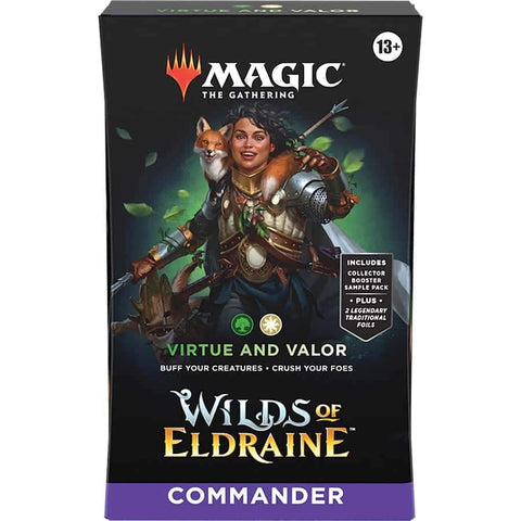 Magic the Gathering: Wilds of Eldraine "Virtue & Valor" Commander Deck