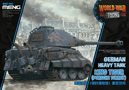 King Tiger Tank cartoon model