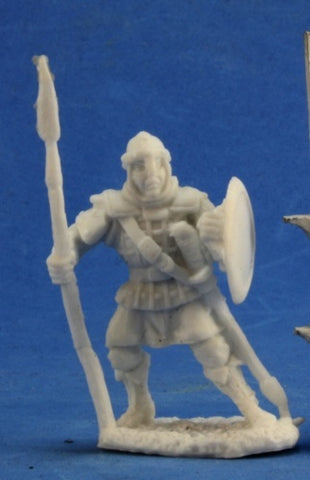 Anhurian Spearman Human Fighter Male (3) [Reaper 77359]