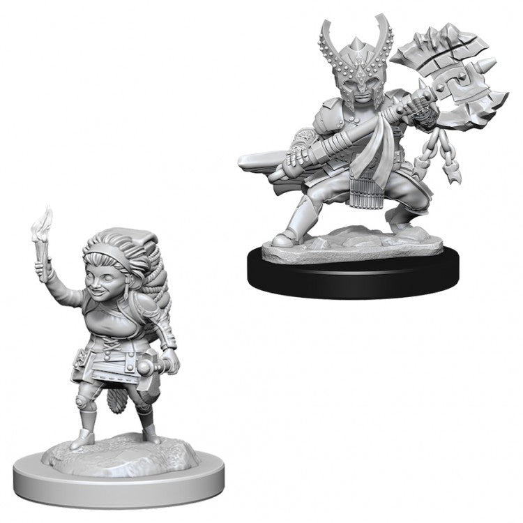 Nolzur Mini: W6 Female Halfling Fighter [WZK73387] OOP