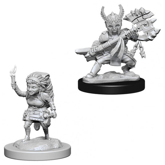 Nolzur Mini: W6 Female Halfling Fighter [WZK73387] OOP