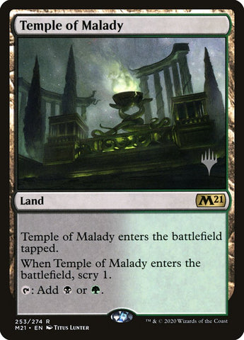 Temple of Malady (Promo Pack) [Core Set 2021 Promos]