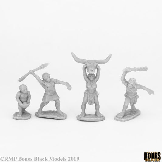 Bones Black: People of the Dawnlands (4 figs) [Reaper 44077]