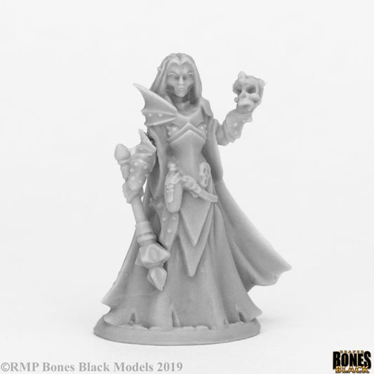 Bones Black: Dark Elf Priestess [Reaper 44071]