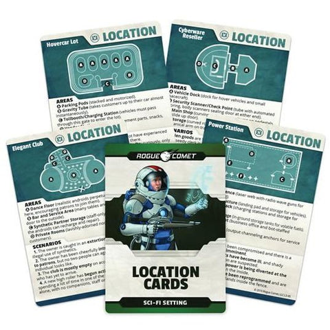Location Cards Sci-Fi Setting