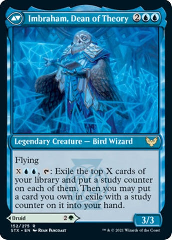 Kianne, Dean of Substance // Imbraham, Dean of Theory [Strixhaven: School of Mages Prerelease Promos]