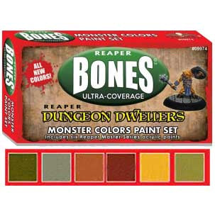 Reaper MSP Bones: Monster Colors Paint Set
