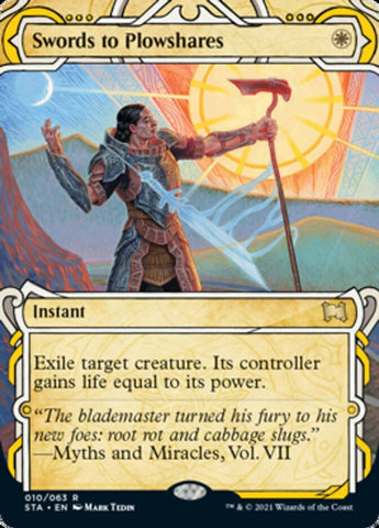 Swords to Plowshares (Etched Foil) [Strixhaven Mystical Archive]