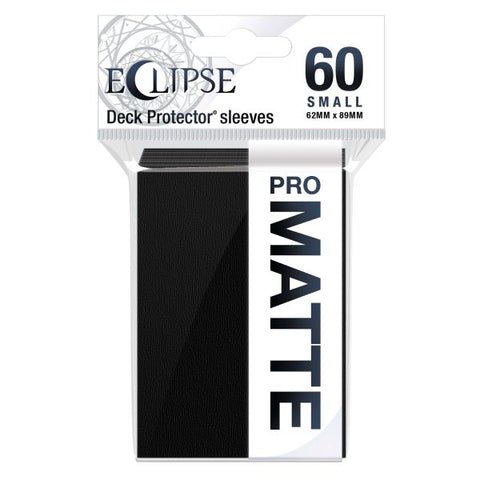 Ultra Pro Small Sleeves Eclipse Matte Jet Black 60 Count SMALL 2.0