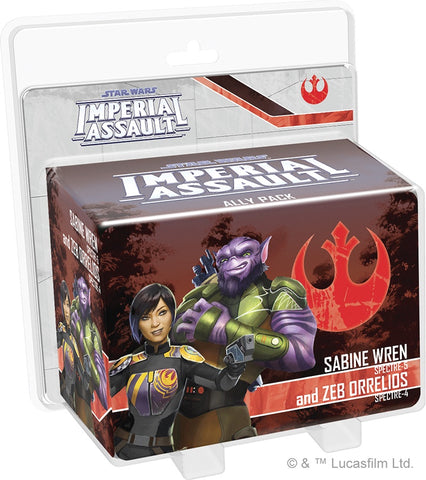 Star Wars - Imperial Assault: Sabine Wren and Zeb Orrelios Ally Pack