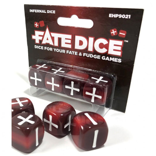 RPG Dice Set | Fate - Infernal