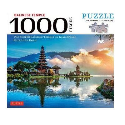 Balinese Temple Jigsaw Puzzle: The Sacred Balinese Temple on Lake Bratan, Pura Ulun Danu