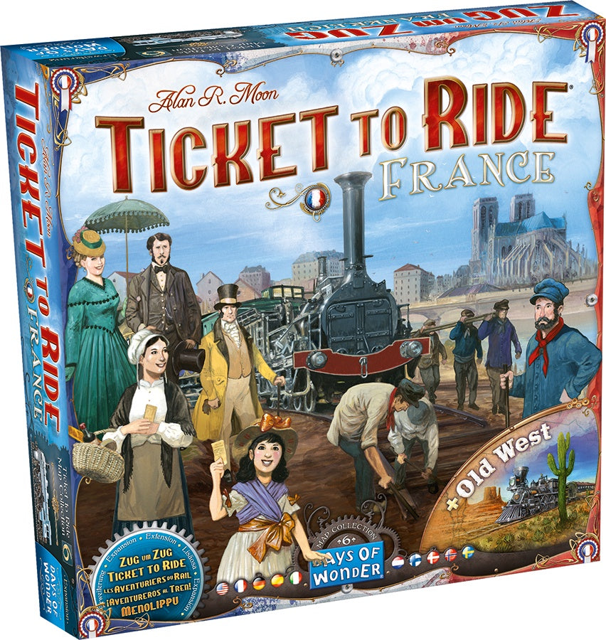 Ticket to Ride Map Collection 6 France and the Old West Map Collection