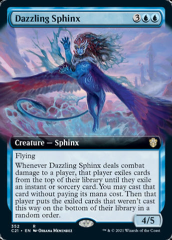 Dazzling Sphinx (Extended) [Commander 2021]