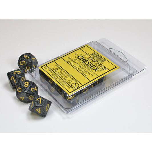 10D10 Speckled Series Dice Set | Urban Camo