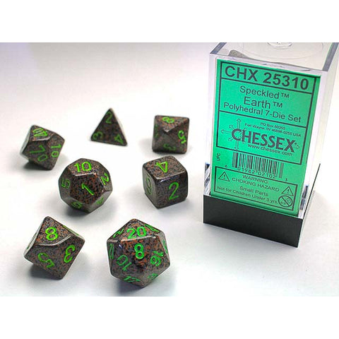 Speckled Earth 7 Dice Set [CHX25310]