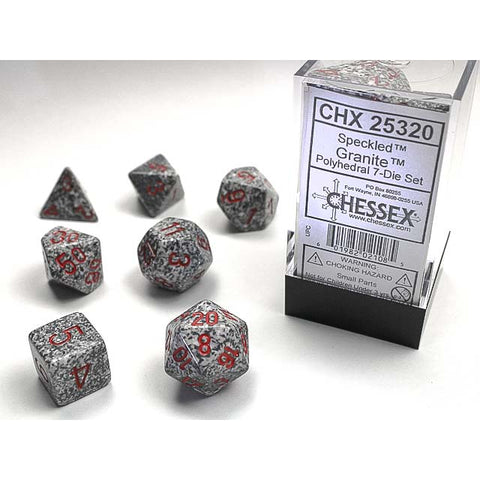 Speckled Granite 7 Dice Set [CHX25320]