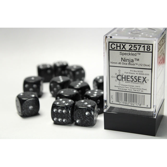12D6 Speckled Series Dice Set | Ninja