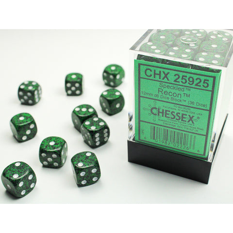 Speckled Recon 36D6 12mm Dice [CHX25925]