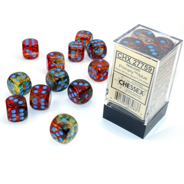 12D6 Nebula Series Dice Set | Luminary Primary