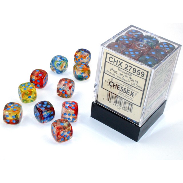 sale - 36D6 Nebula Series Dice Set | Luminary Primary