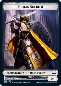 Human Soldier // Tuktuk the Returned Double-sided Token [Double Masters Tokens]