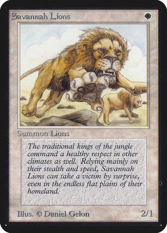 Savannah Lions [Limited Edition Alpha]