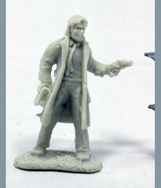Deadland Noir Occult Detective human male w gun [Reaper 91013]