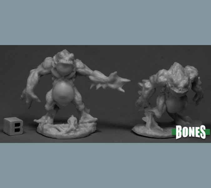Deep Ones Warriors (2 figures) Frogs [Reaper 77519]