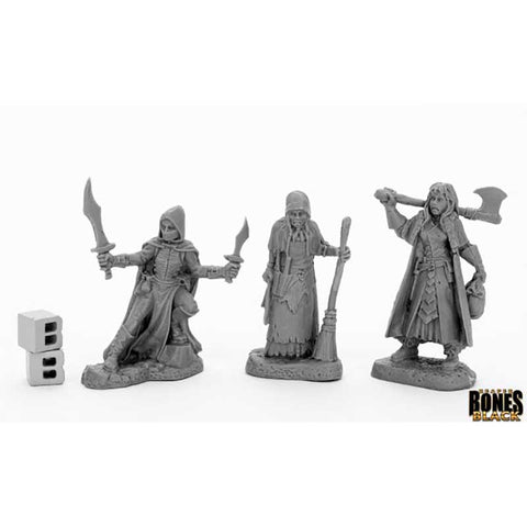 Women of Dreadmere (3 figures) human [Reaper 44036]
