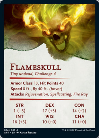 Flameskull Art Card [Dungeons & Dragons: Adventures in the Forgotten Realms Art Series]