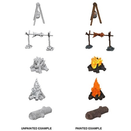 WizKids DC Minis: W10 Camp Fire and Sitting Log [WZK73860]