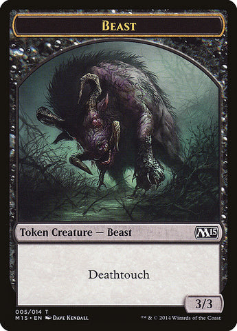 Beast (005/014) [Magic 2015 Tokens]