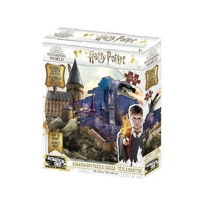 Scratch Off Harry Potter Magic Puzzle - Hogwarts Day to Night - 500 Pieces