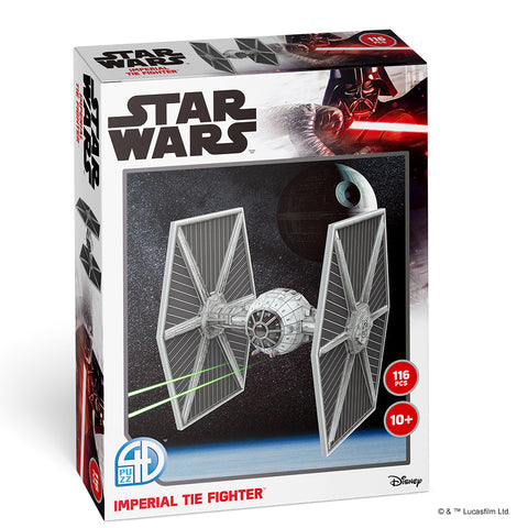 sale - Star Wars: Imperial TIE Fighter Paper Model 4D Puzzle Kit