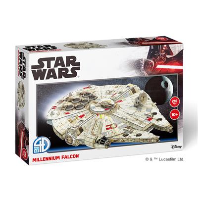 Star Wars: Millennium Falcon Paper Model 4D Puzzle Kit