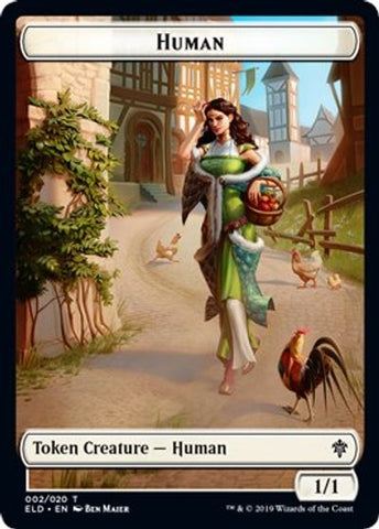 Human // Beast Double-sided Token [Challenger 2021 Tokens]