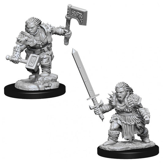 PF Deep Cuts Mini: W8 Dwarf Female Barbarian [WZK73694]