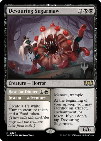 Devouring Sugarmaw // Have for Dinner(Promo Pack) [Wilds of Eldraine Promos]