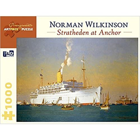 Norman Wilkinson Stratheden at Anchor 1,000-piece Jigsaw Puzzle