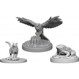 WizKids DC Minis: W4 Familiars Owl Cat Frog [WZK73094]