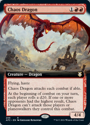 Chaos Dragon (Extended) [Dungeons & Dragons: Adventures in the Forgotten Realms Commander]