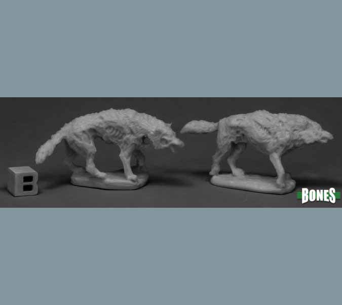 Dread Wolves (2 figures) [Reaper 77533]