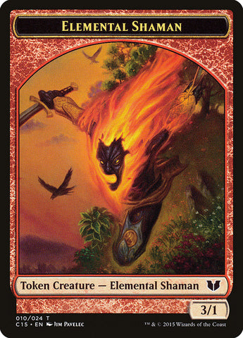 Elemental Shaman Token [Commander 2015 Tokens]